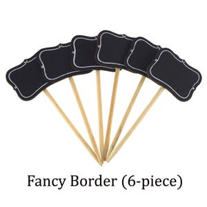 Mini Chalkboard Wood Stakes Sign Party Favors