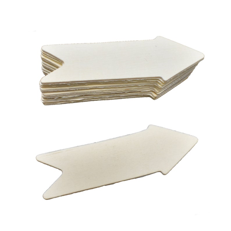 Craft Wood Arrows 8cm or 3-18-Inch 12-Count Natural