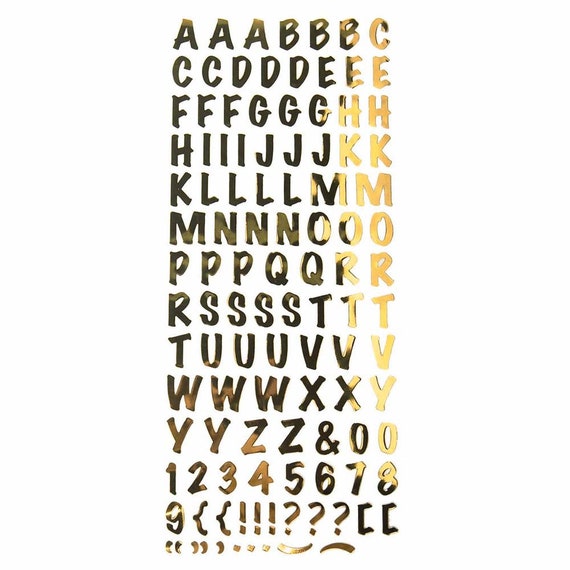 Stickers Mini Classy - Alphabet - Or et Argent - Autres Jeux créatifs -  Achat & prix