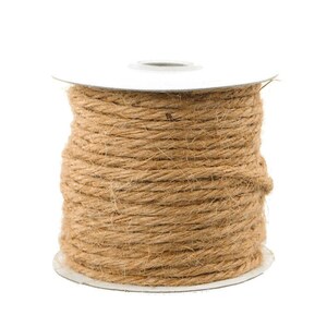 Burlap Twine Cord Rope Packaging, 1/8-Inch, 25-Yard image 9