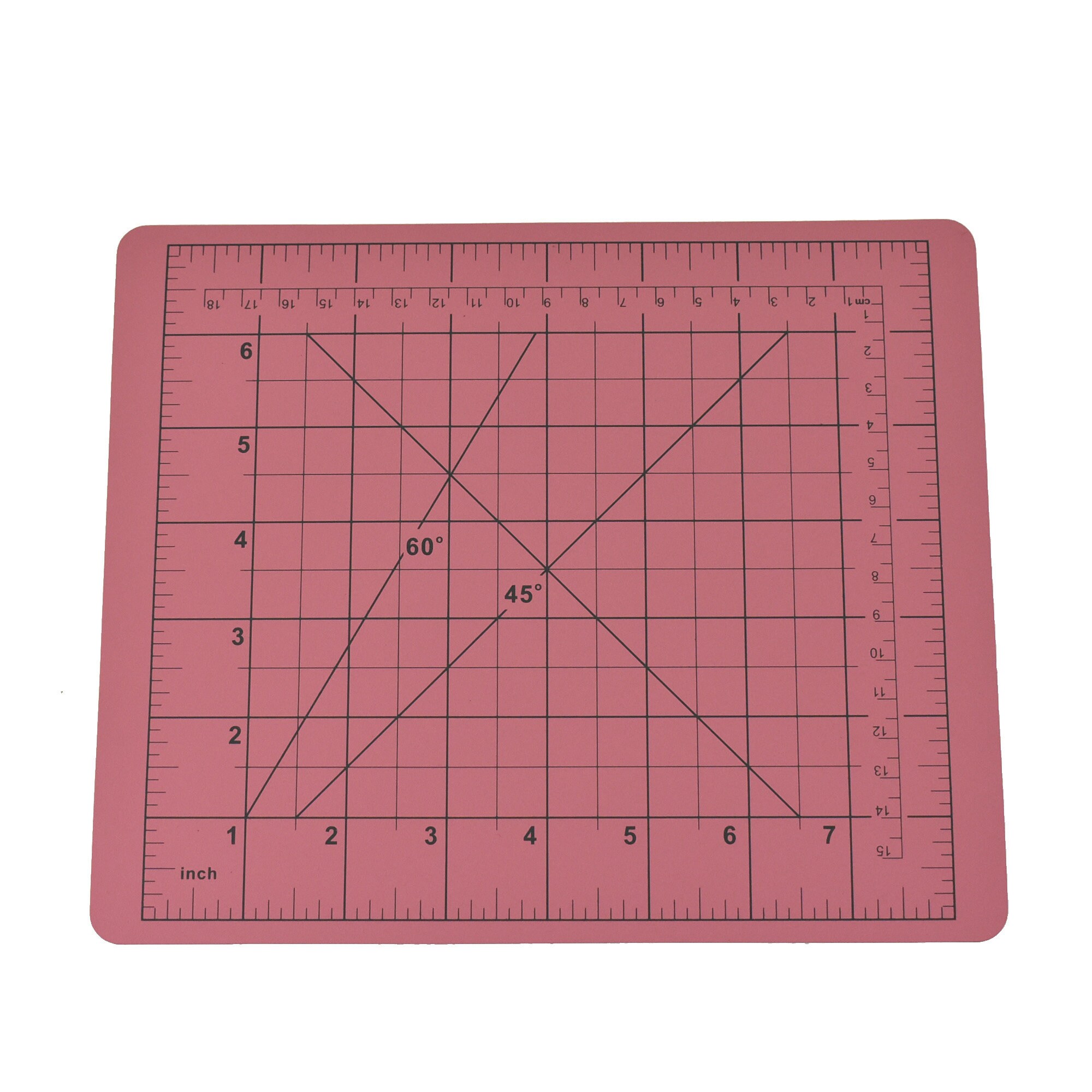 A4 Cutting Mat 12 x 9 Blue Craft Mat Non-Slip Cutting Board with 8  Stainless Steel Ruler for Sewing Quilting 