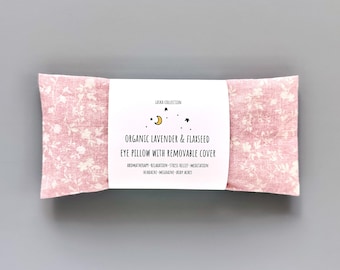 Relaxation Lavender Eye Pillow - Blush