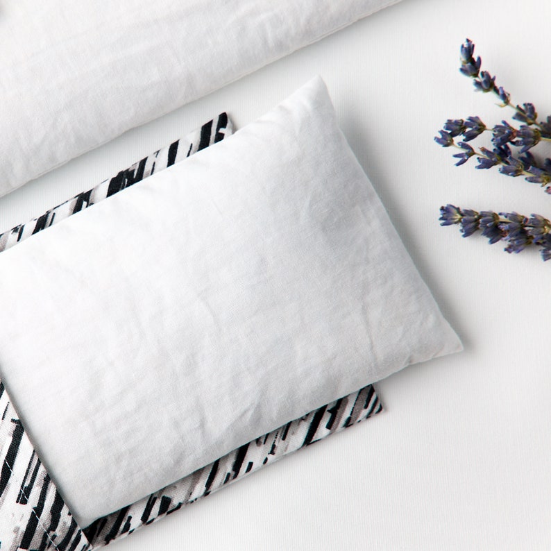 Organic Lavender Flaxseed Eye Pillow Weighted Eye Pillow Etsy
