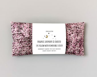 Stress Relief Pillow - Tiny Chain Links Purple Gray Black