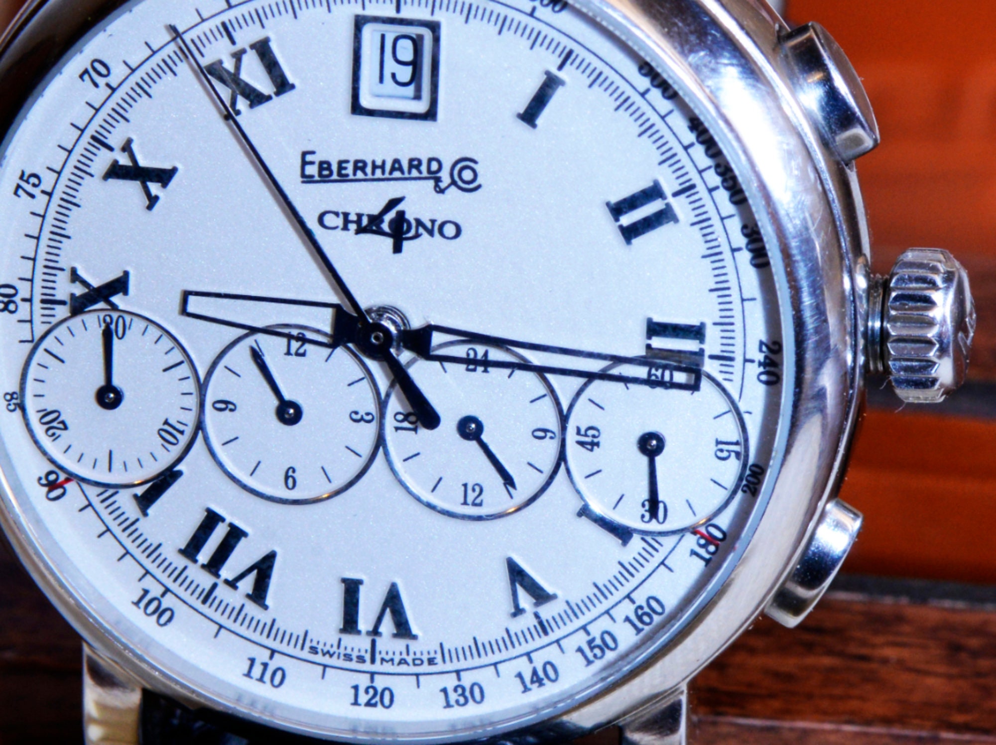 Eberhard Chrono 4 Bellissimo automatisch herenhorloge | Etsy België