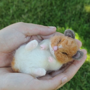 Made to order custom hamster, needle felted hamster, pet hamster wool, wool pet portrait