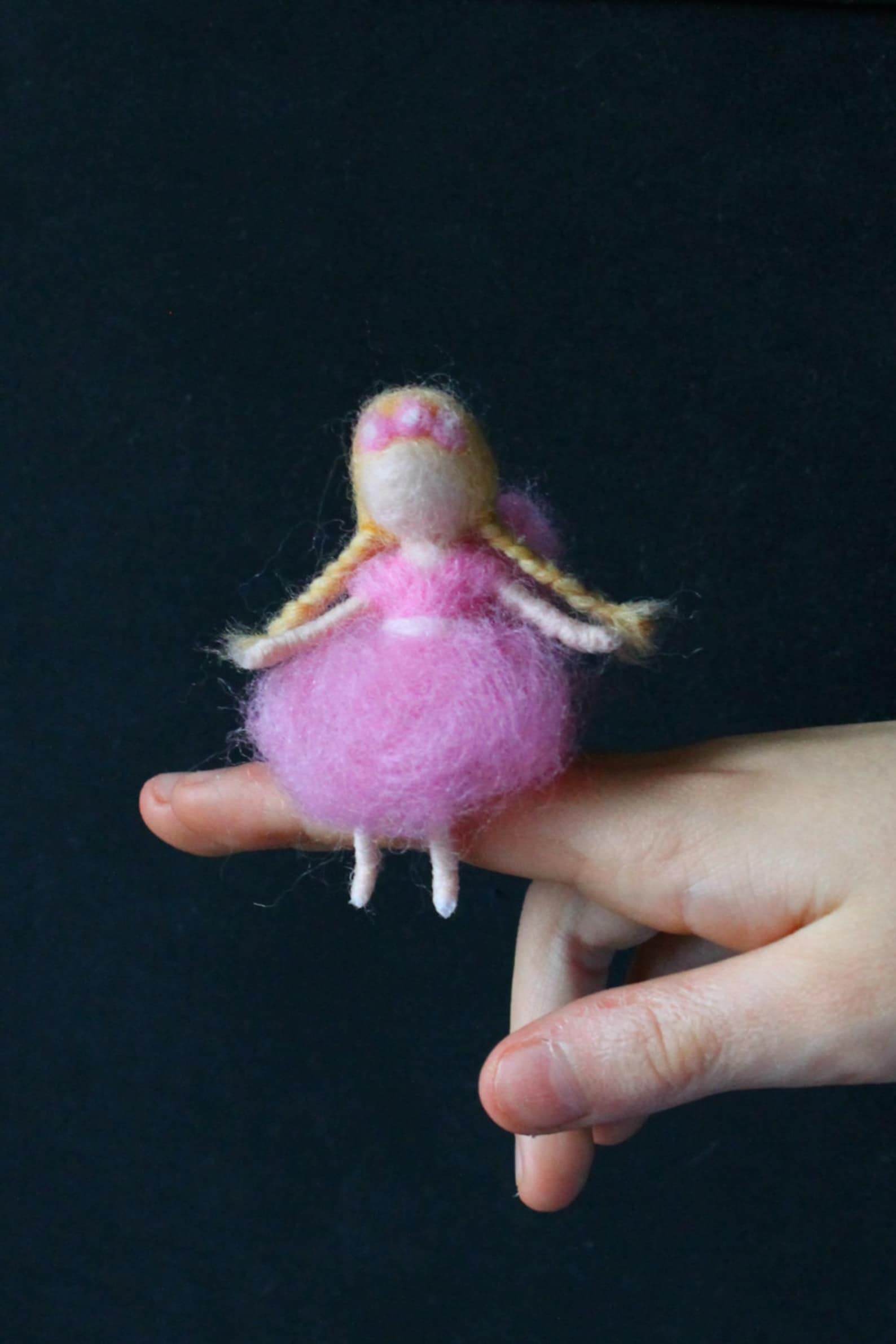 Tiny Needle Felted Fairies Fairy Ornaments Tiny Fairies Etsy