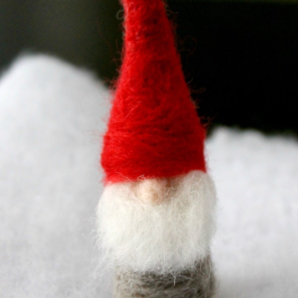 Waldorf Gnome, Nisse Man, Felted Gnome,tomte, Christmas ornament