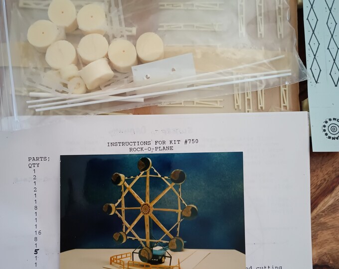 Carnival Ride Rock O Plane HO Scale Kit. - Etsy