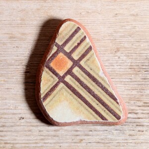 Italian Natural Patterned Sea Pottery / 1 piece (sp-0001-7)