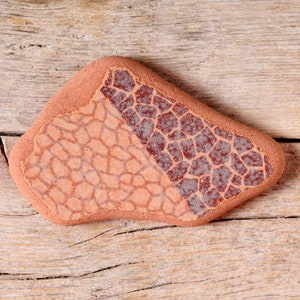 Italian Genuine Large Patterned Sea Pottery / 1 piece (sp-0001-14)
