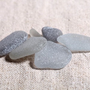 Verre de mer poli de qualité Gray Craft authentique / 6 pièces (sg-0006-8)
