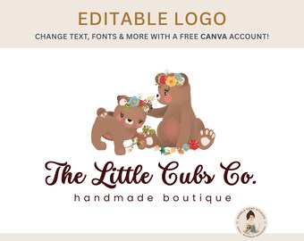 Diseño de logotipo de Sweet Bears: Boutique o guardería