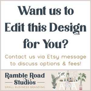 Floral Sewing Machine Logo Template: DIY Boutique Branding (Canva Editable, Instant Download) image 2