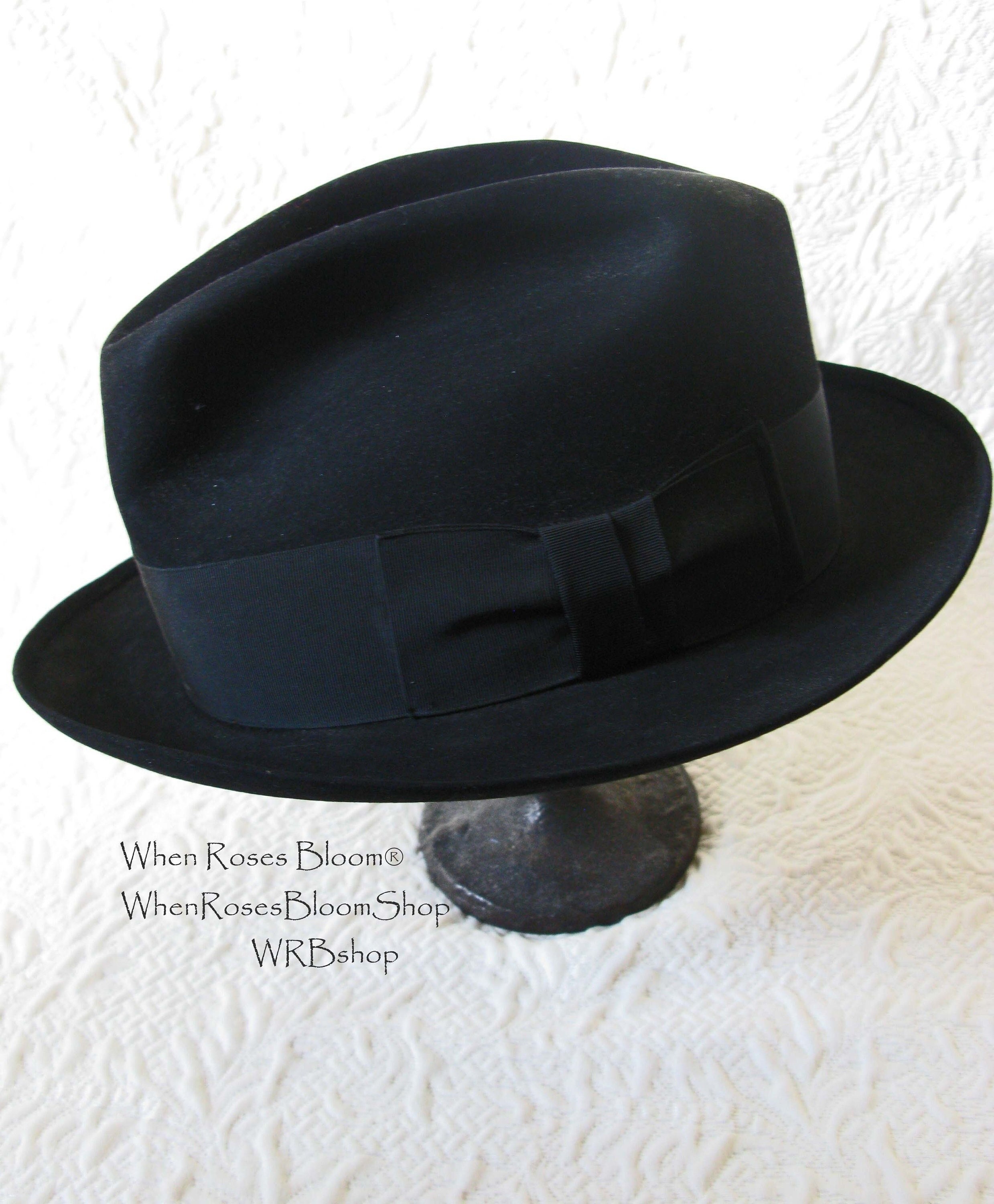 Black Fedora Hat Knox Forty Downton 