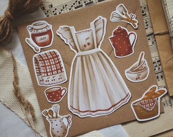 Cherry kitchen I Set of stickers