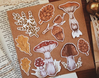 Forest treasures I Set of stickers