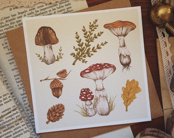 Forest treasures I Postcard I Art print