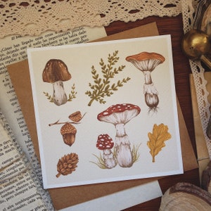 Forest treasures I Postcard I Art print image 1