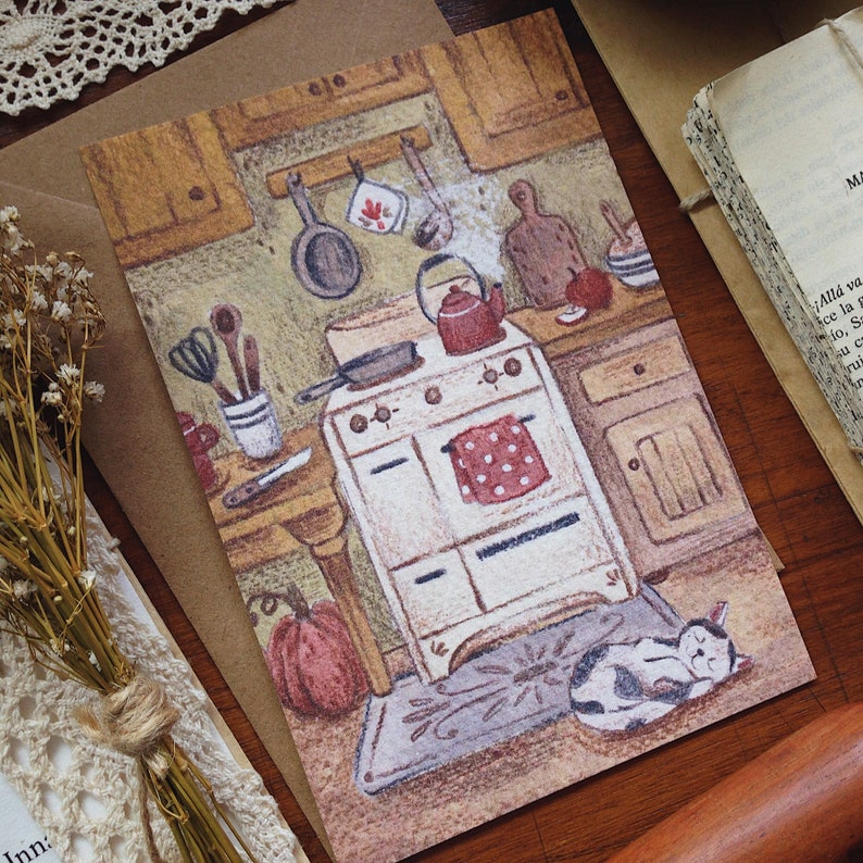 My little kitchen I Postcards I Art Print image 2