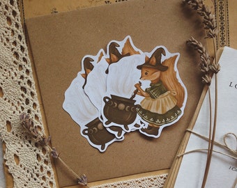 Cute witch I Sticker