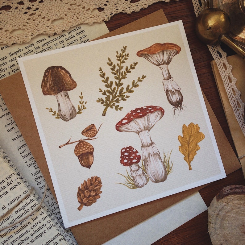 Forest treasures I Postcard I Art print image 2