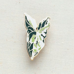 Syngonium Albo Enamel Pin image 1