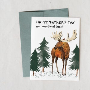 Happy Father's Day, Magnificent Beast - Greeting Card
