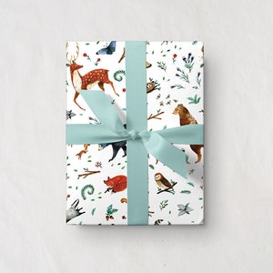 Woodland Animals - Gift Wrap - Wrapping Paper Sheets