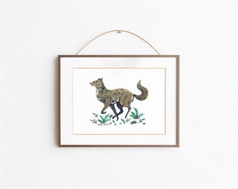 Gray Wolf - Art Print