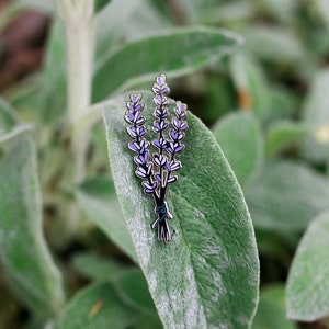 Lavender Enamel Pin Lapel Pin Badge image 7