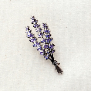 Lavender Enamel Pin Lapel Pin Badge image 6