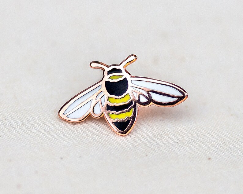SECONDS SALE Honey Bee Enamel Pin CHARITY Lapel Pin Badge Etsy Australia