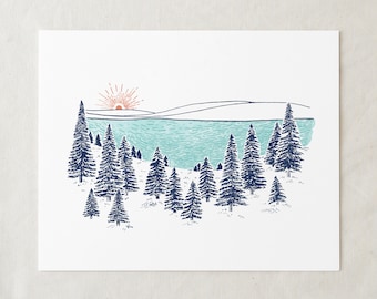 Lake Life - Art Print