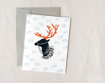 Reindeer - Greeting Card