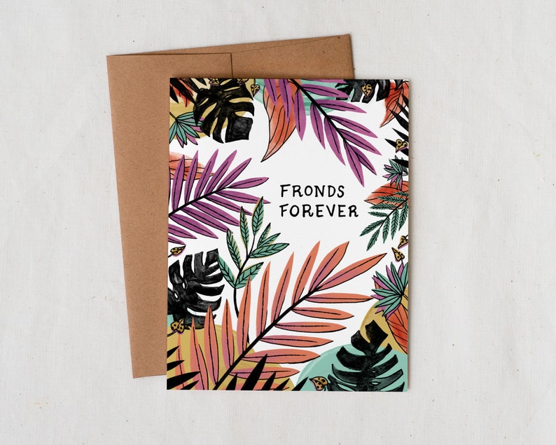 Fronds Forever Greeting Card image 1
