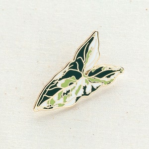 Syngonium Albo Enamel Pin image 3