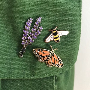 Lavender Enamel Pin Lapel Pin Badge image 5