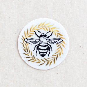 Honey Bee Animal Sticker - Waterproof Vinyl Sticker