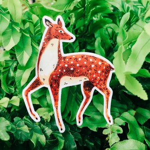 Deer Animal Sticker - Waterproof Vinyl Sticker - Etsy