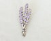 Lavender Enamel Pin - Lapel Pin - Badge 