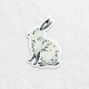 Bunny Rabbit Animal Sticker - Waterproof Vinyl Sticker
