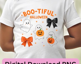 Boo-Tiful Halloween PNG - PNG for Sublimation or DTF - Digital Download