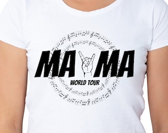 Mama Tour PNG - Mama Exhaustion World Tour - PNG for Sublimation