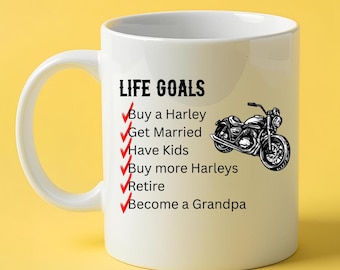 Life Goals - Harley to Become a Grandpa PNG - PNG for Sublimation or DTF - Digital Download