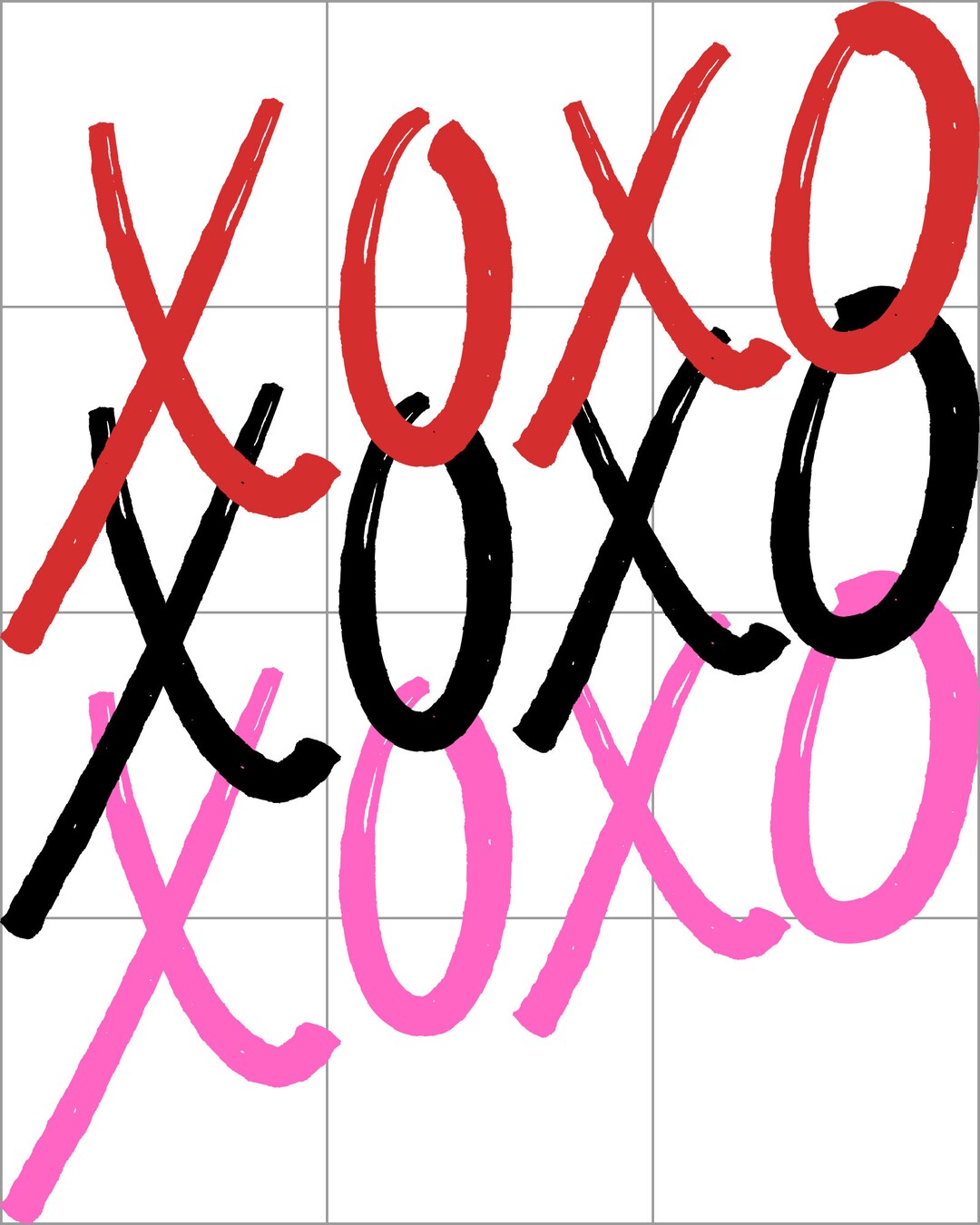 XOXO - Hugs & Kisses PNG - Etsy
