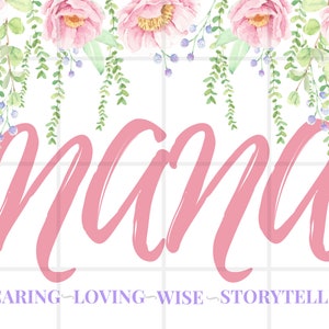 Nana PNG - PNG for Sublimation - Digital Download
