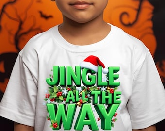Jingle All The Way PNG - PNG for Sublimation or DTF - Digital Download