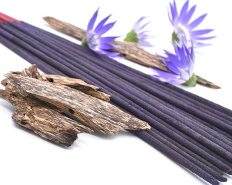 Limited Edition Organic Blue Lotus & Oud Incense Sticks