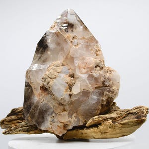 Brandberg Quartz Self-Healed Smoky Black Phantom